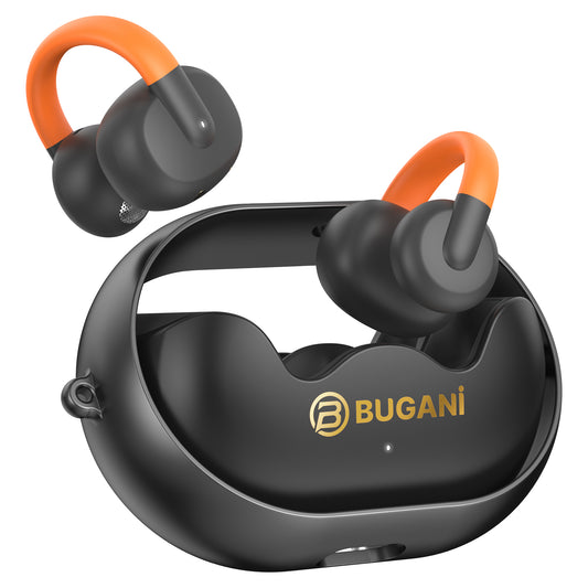Zestaw słuchawkowy Bluetooth Bugani Clip B21, TWS, Czarny