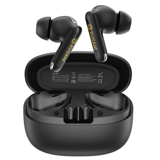 Zestaw słuchawkowy Bluetooth Bugani Freebuds B20, TWS, ANC, Czarny