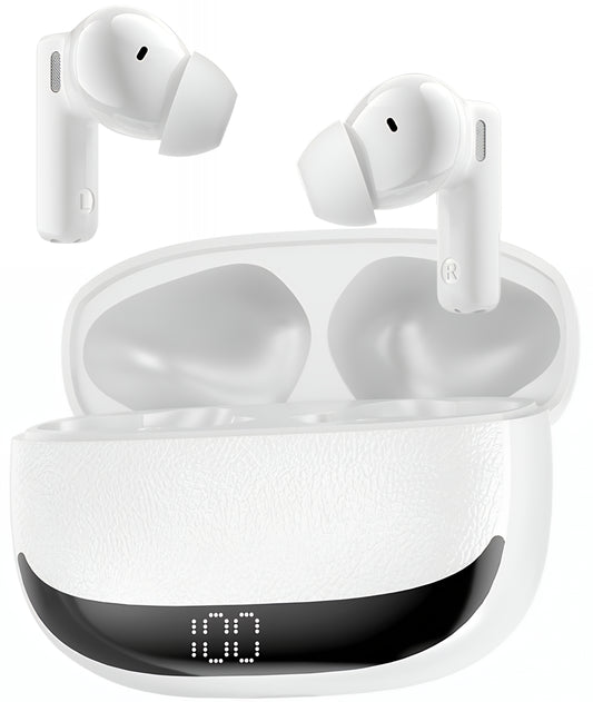 Handsfree Bluetooth BWOO BW40, TWS, ANC, Biały