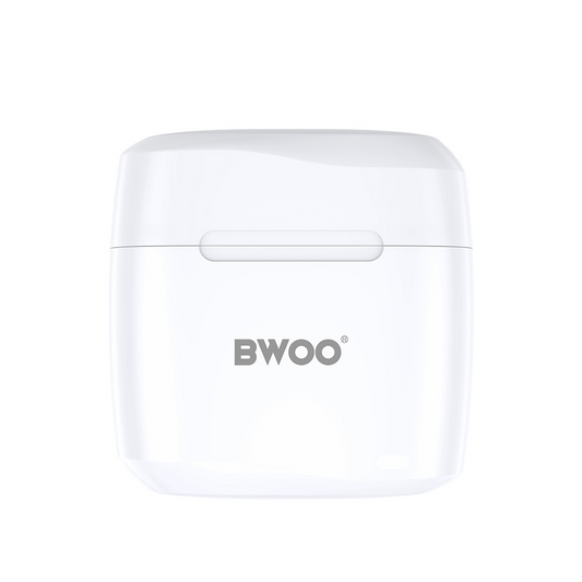 Zestaw słuchawkowy Bluetooth BWOO BW94, TWS, biały