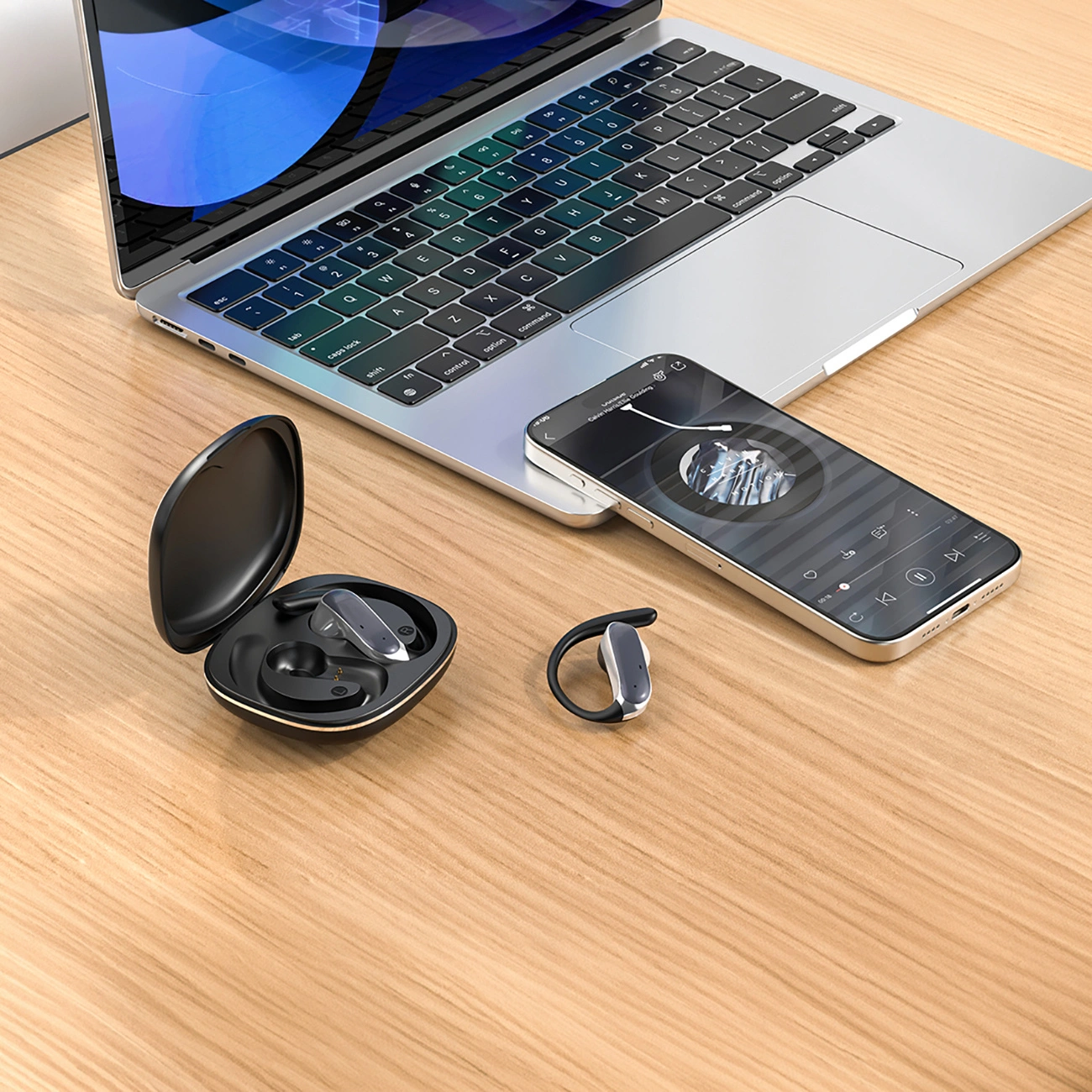 Handsfree Bluetooth Dudao U17Z, TWS, Czarny