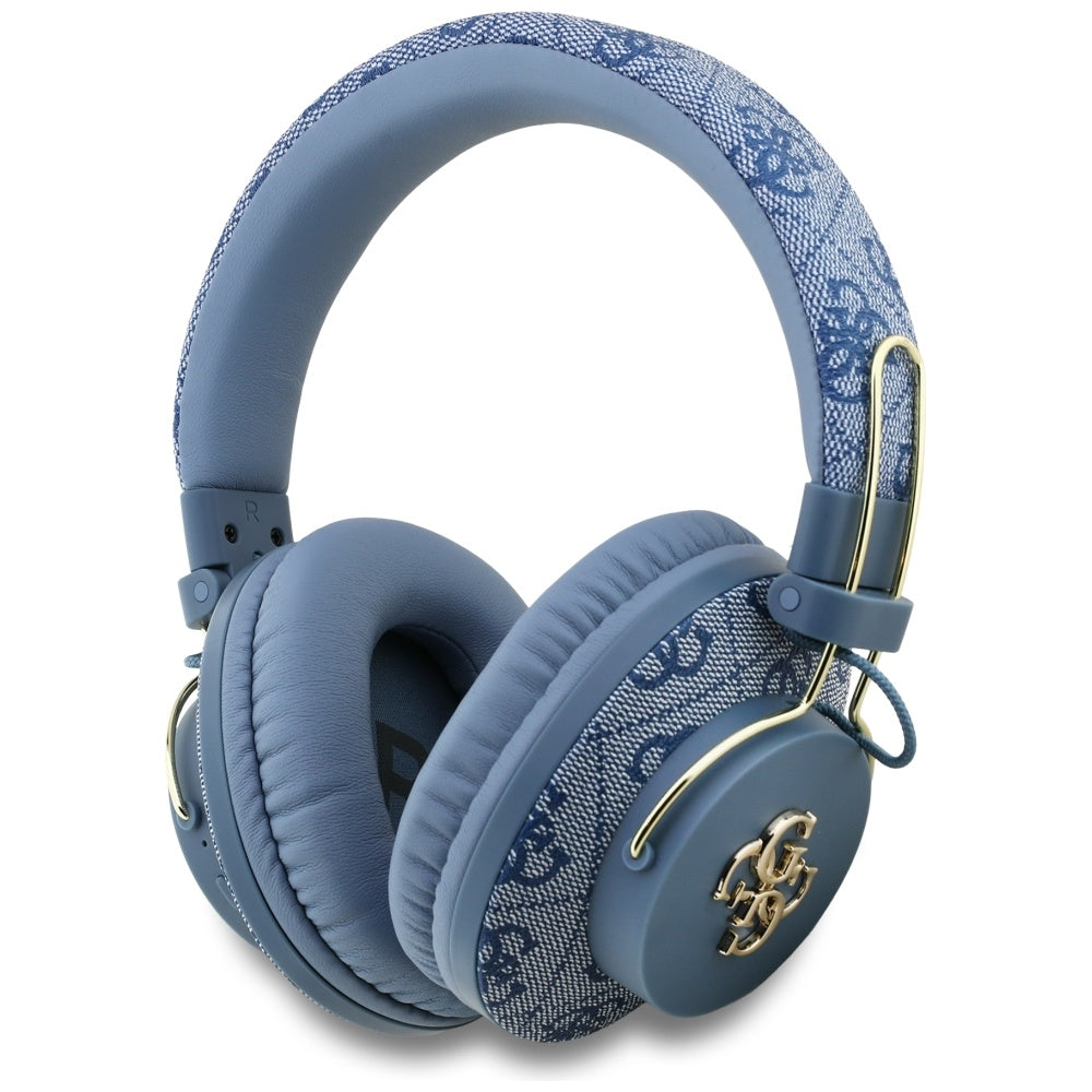 Handsfree Bluetooth Guess 4G Metal Logo, A2DP, Niebieski