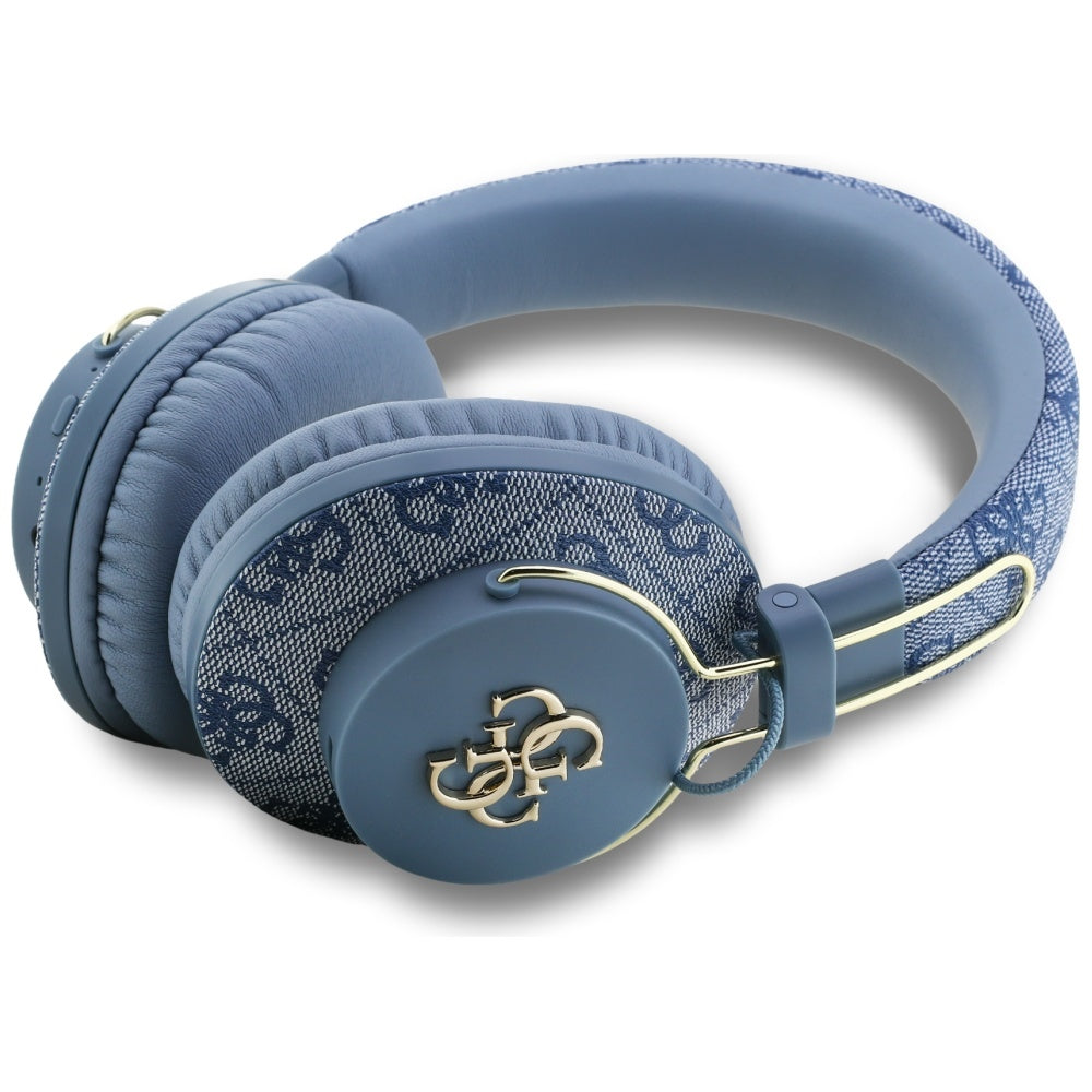Handsfree Bluetooth Guess 4G Metal Logo, A2DP, Niebieski