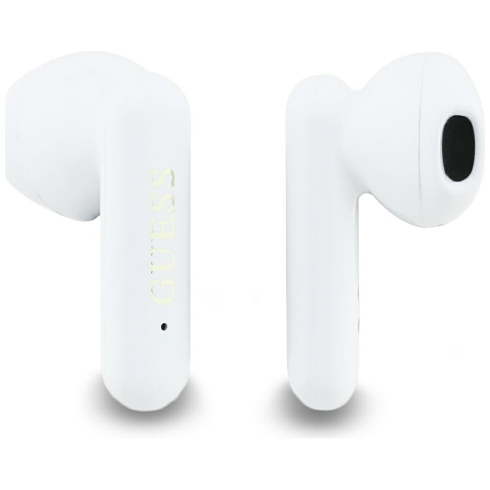 Handsfree Bluetooth Guess 4G Metal Logo, TWS, Biały