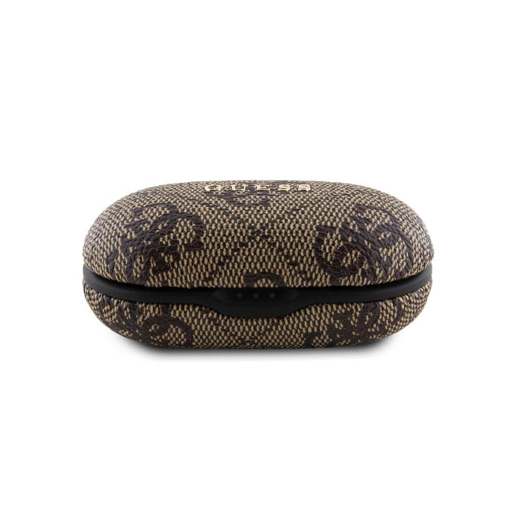 Handsfree Bluetooth Guess 4G Metal, TWS, Brązowy