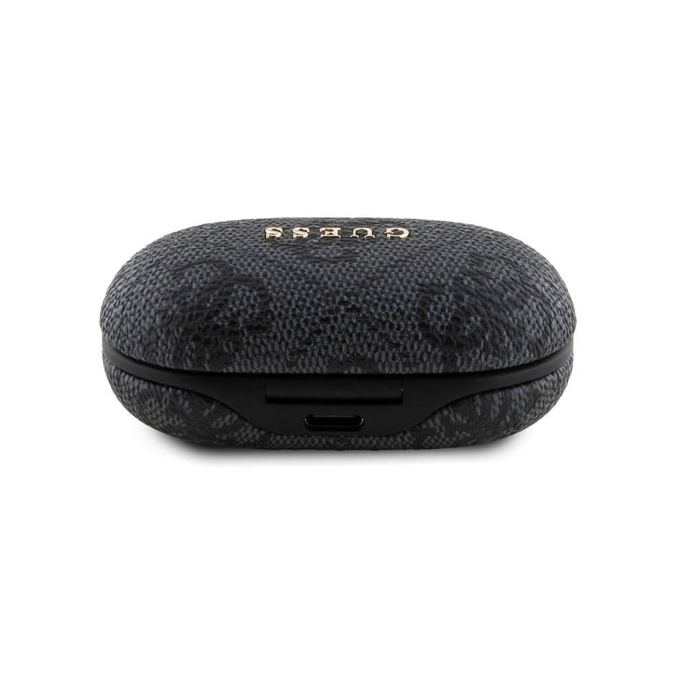 Handsfree Bluetooth Guess 4G Metal, TWS, Czarny