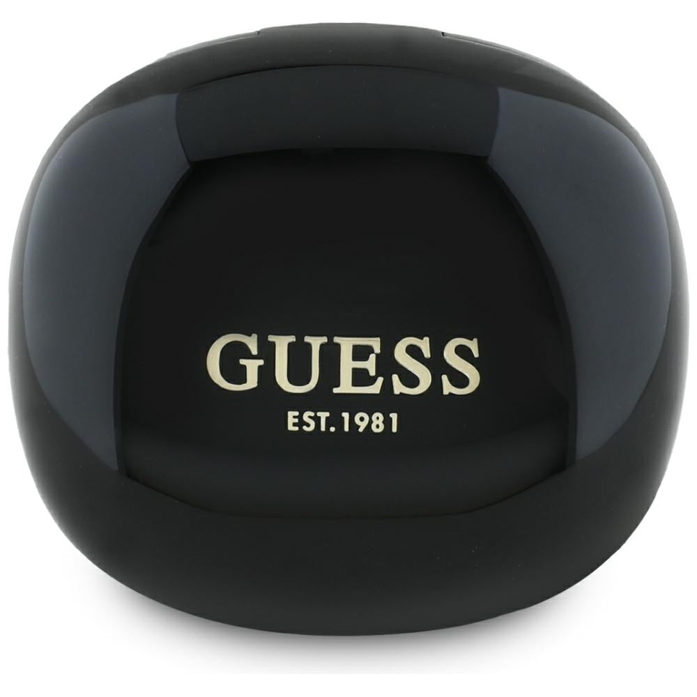 Handsfree Bluetooth Guess Flat Classic Logo Electroplated, TWS, Czarny