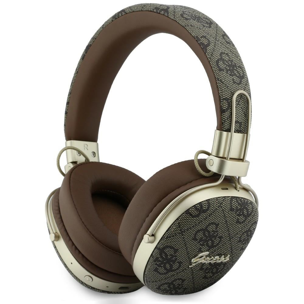 Handsfree Bluetooth Guess Metal 4G Script Logo, A2DP, Brązowy