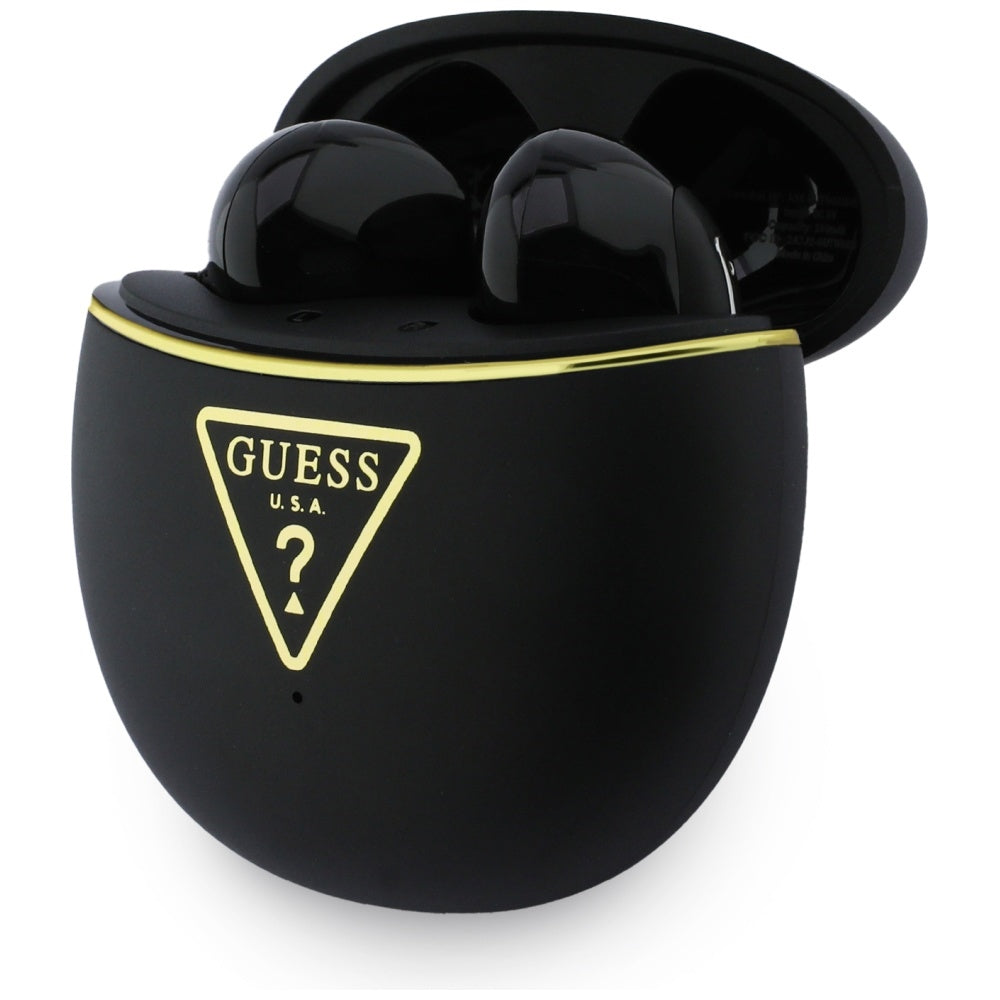Handsfree Bluetooth Guess Script Print, TWS, Czarny