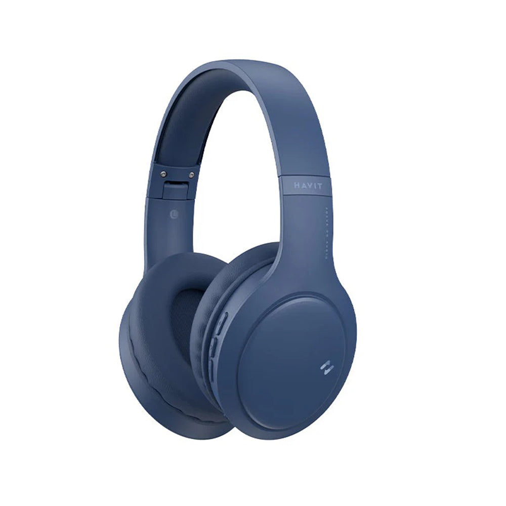 Handsfree Bluetooth HAVIT H633BT, Multipoint, A2DP, Niebieski