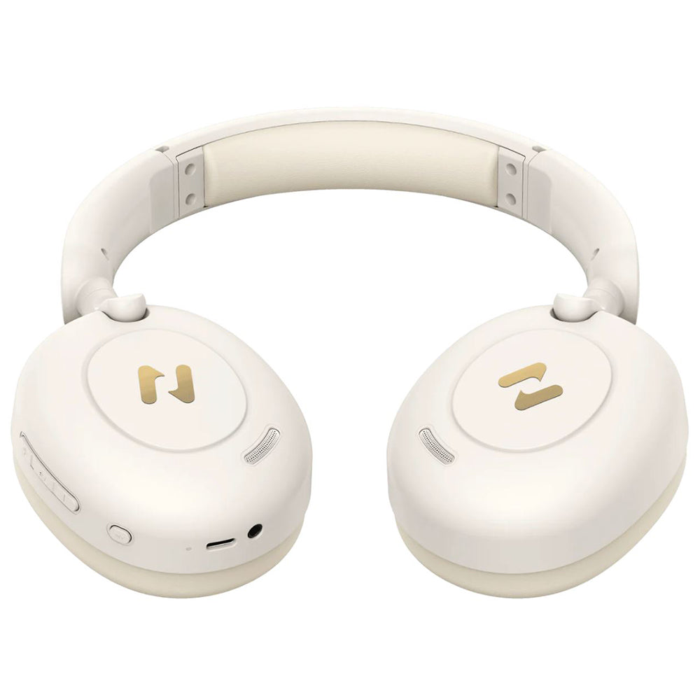Handsfree Bluetooth HAVIT H655BT Pro, Multipoint, A2DP, ANC, Beżowy