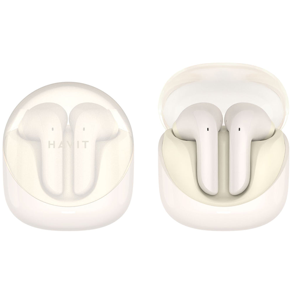 Handsfree Bluetooth HAVIT Modern Buds TW974, TWS, Beżowy