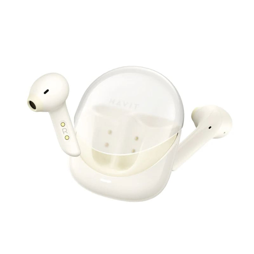 Handsfree Bluetooth HAVIT Modern Buds TW974, TWS, Beżowy