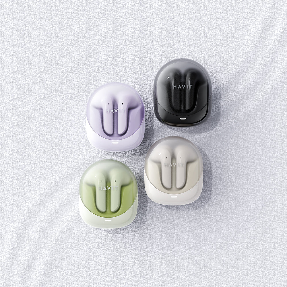 Handsfree Bluetooth HAVIT Modern Buds TW974, TWS, Beżowy