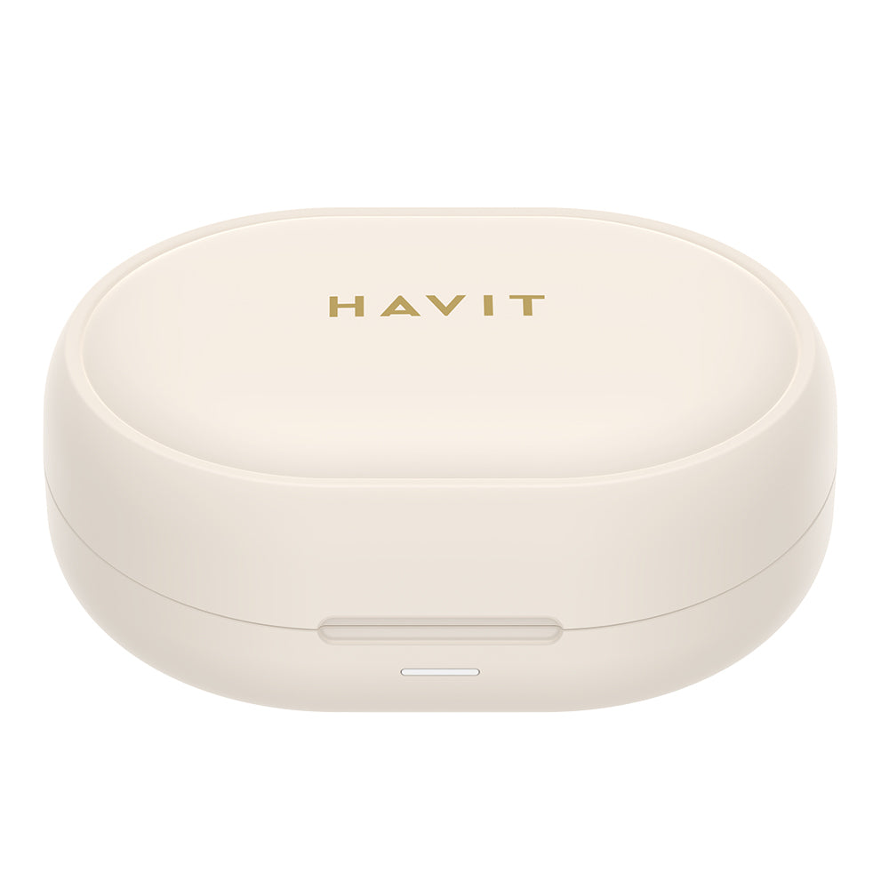 Handsfree Bluetooth HAVIT TW950, TWS, Różowy Beż