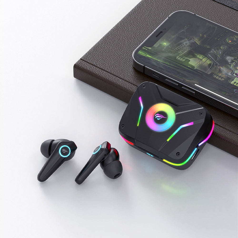 Handsfree Bluetooth HAVIT TW952 PRO RGB, TWS, Czarny