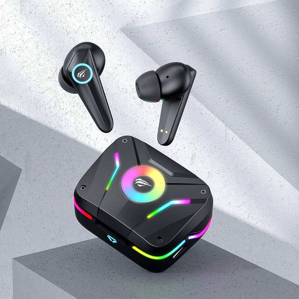 Handsfree Bluetooth HAVIT TW952 PRO RGB, TWS, Czarny