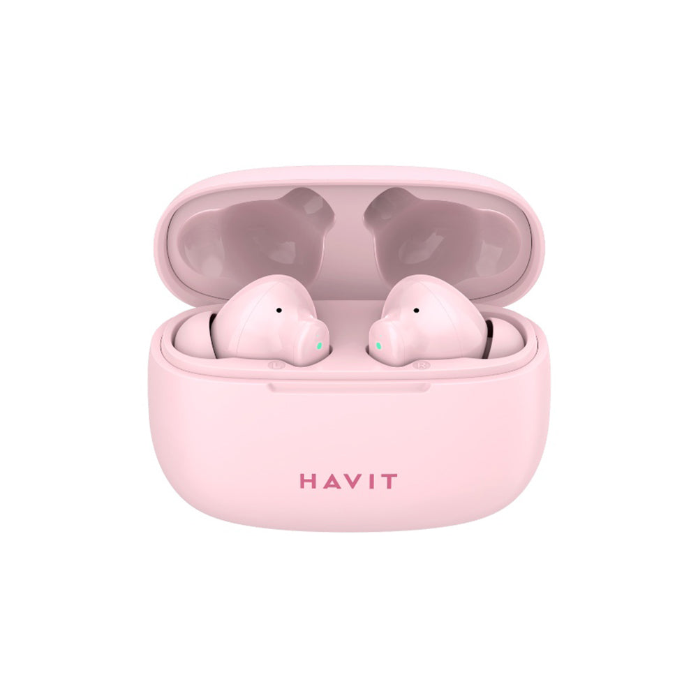 Handsfree Bluetooth HAVIT TW967 Pro, TWS, Różowy