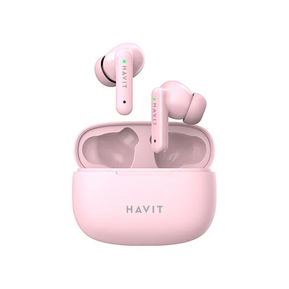 Handsfree Bluetooth HAVIT TW967 Pro, TWS, Różowy