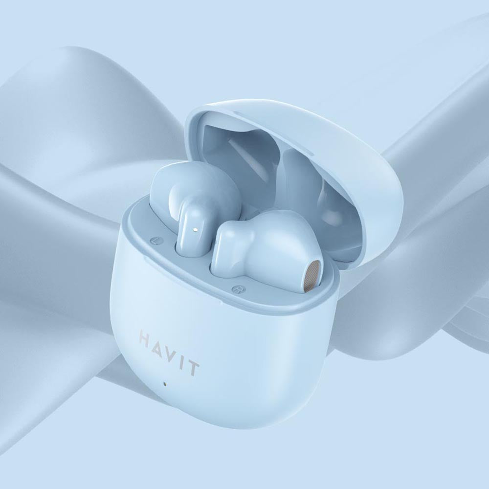 Handsfree Bluetooth HAVIT TW976, TWS, Niebieski