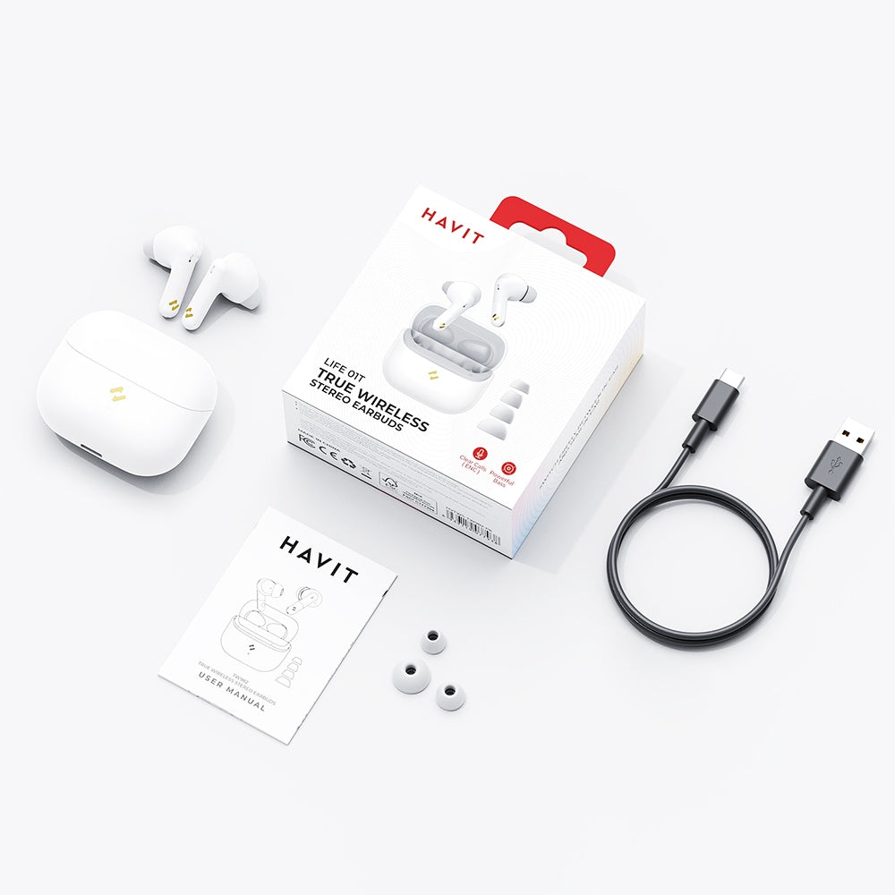 Handsfree Bluetooth HAVIT TW982, TWS, Zielony