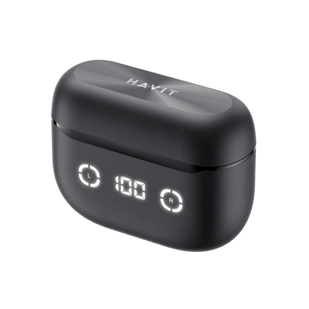Handsfree Bluetooth HAVIT TW984, TWS, ANC, Czarny