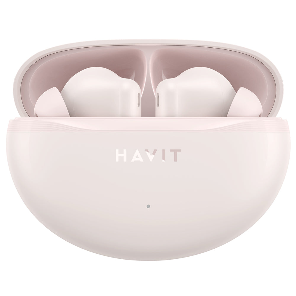 Handsfree Bluetooth HAVIT TW986, TWS, Różowy