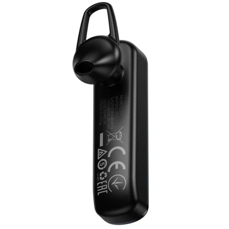 Zestaw słuchawkowy Bluetooth HOCO E201, Czarny