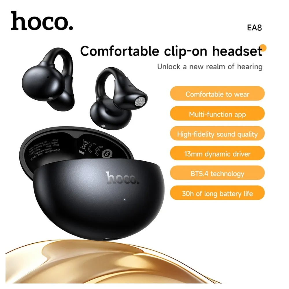 Handsfree Bluetooth HOCO EA8, TWS, Biały