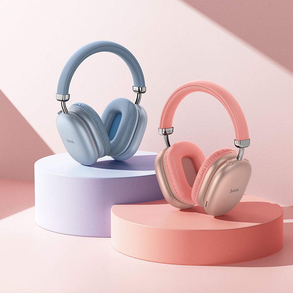 Handsfree Bluetooth HOCO W35 Max, A2DP, Różowy