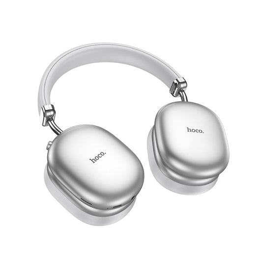 Słuchawki Bluetooth HOCO W35 Max, A2DP, ANC, Srebrne