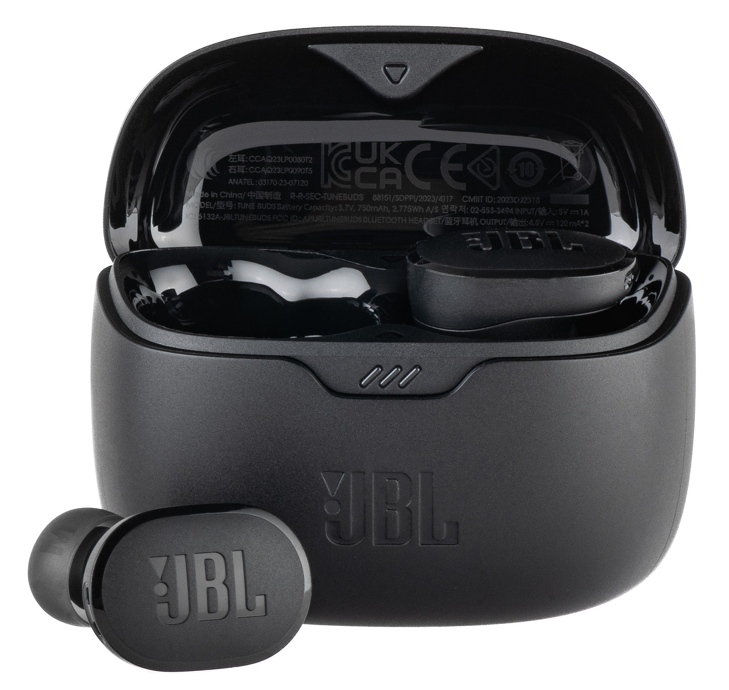 Słuchawki Bluetooth JBL Tune Buds, TWS, ANC, Multipoint, Czarne JBLTBUDSBLK