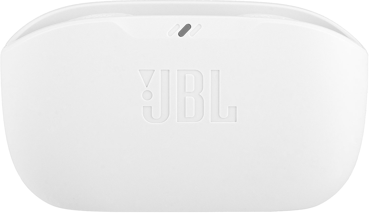 Zestaw głośnomówiący Bluetooth JBL Wave Buds, TWS, biały JBLWBUDSWHT