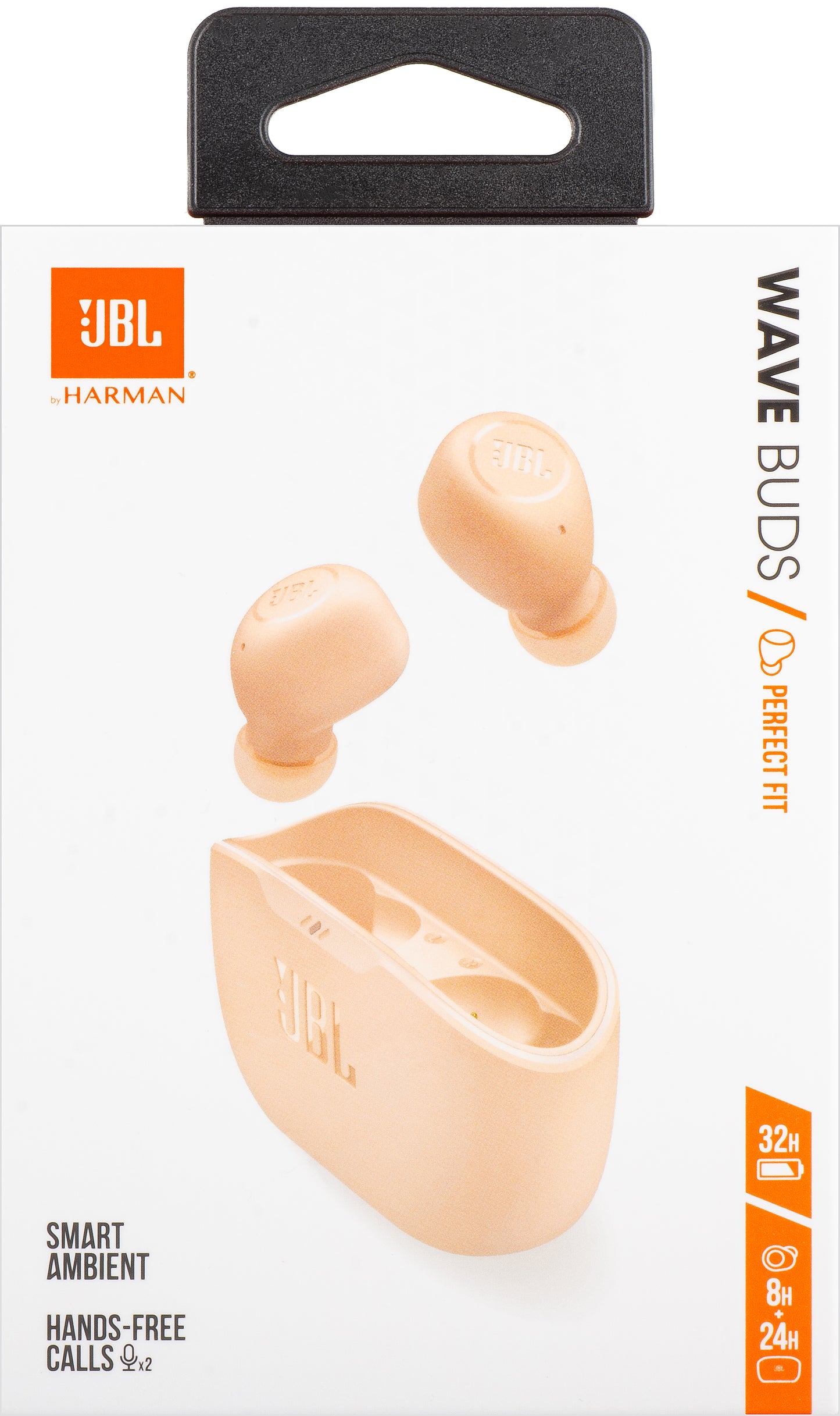 Handsfree Bluetooth JBL Wave Buds, TWS, Beżowy JBLWBUDSBEG