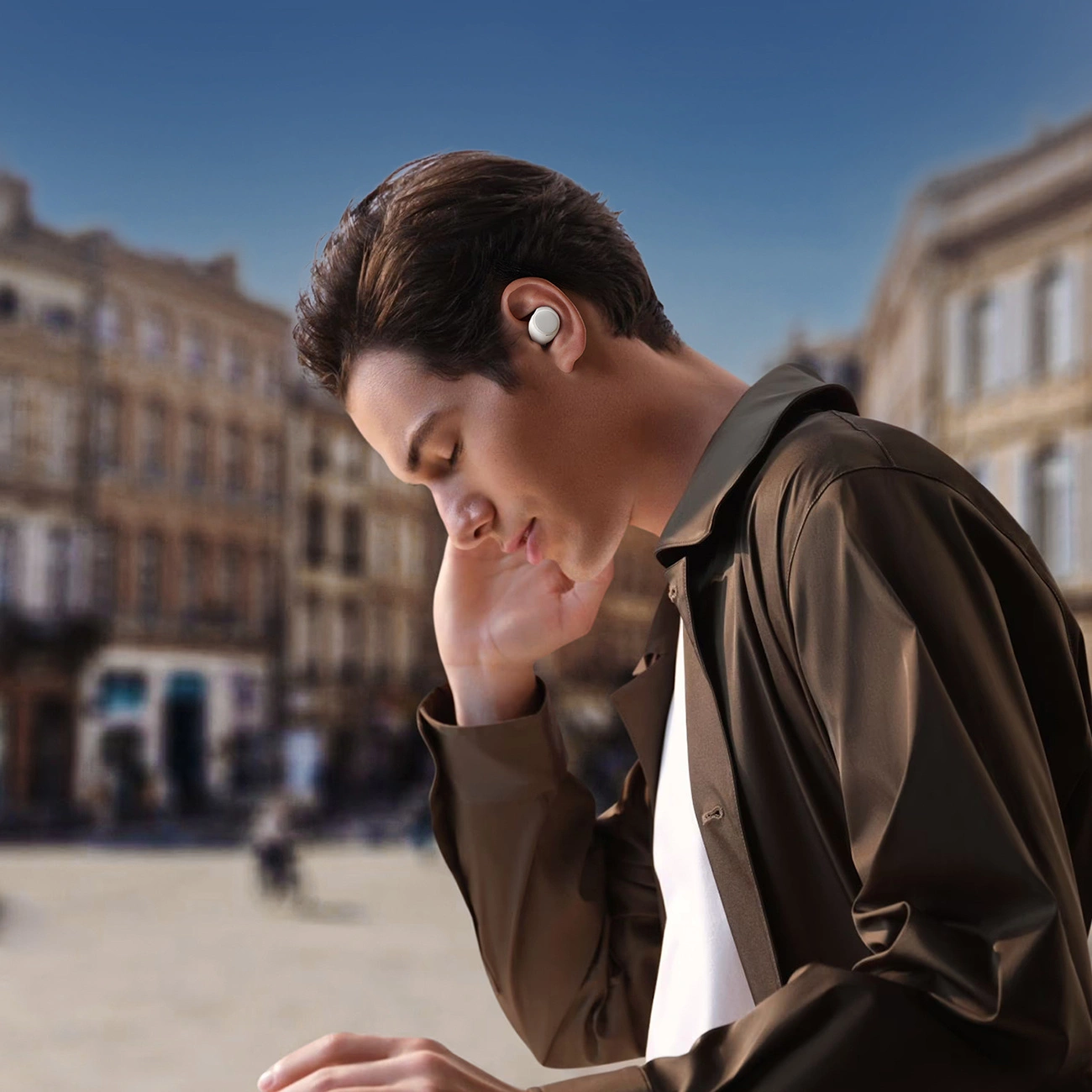 Handsfree Bluetooth Joyroom Jdots JR-DB3, TWS, Biały