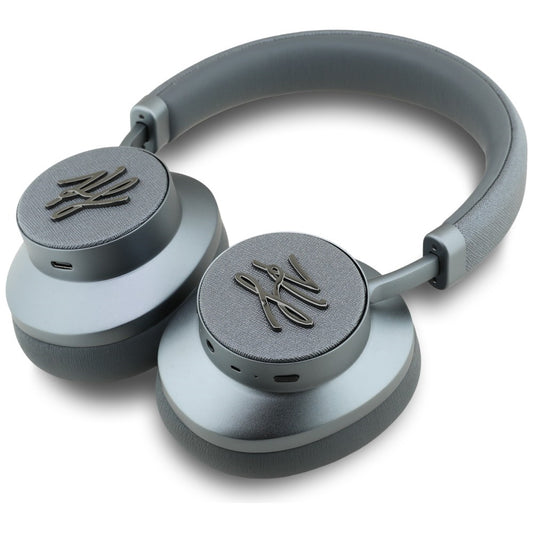 Bezprzewodowy zestaw słuchawkowy Bluetooth Karl Lagerfeld Grained Initials, A2DP, ANC, Szary