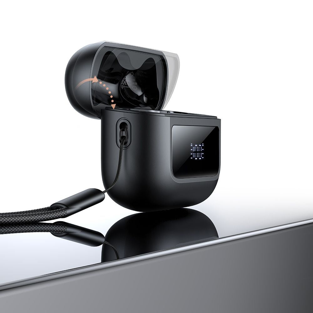 Handsfree Bluetooth McDodo HP-3290 B04 Display, TWS, Czarny