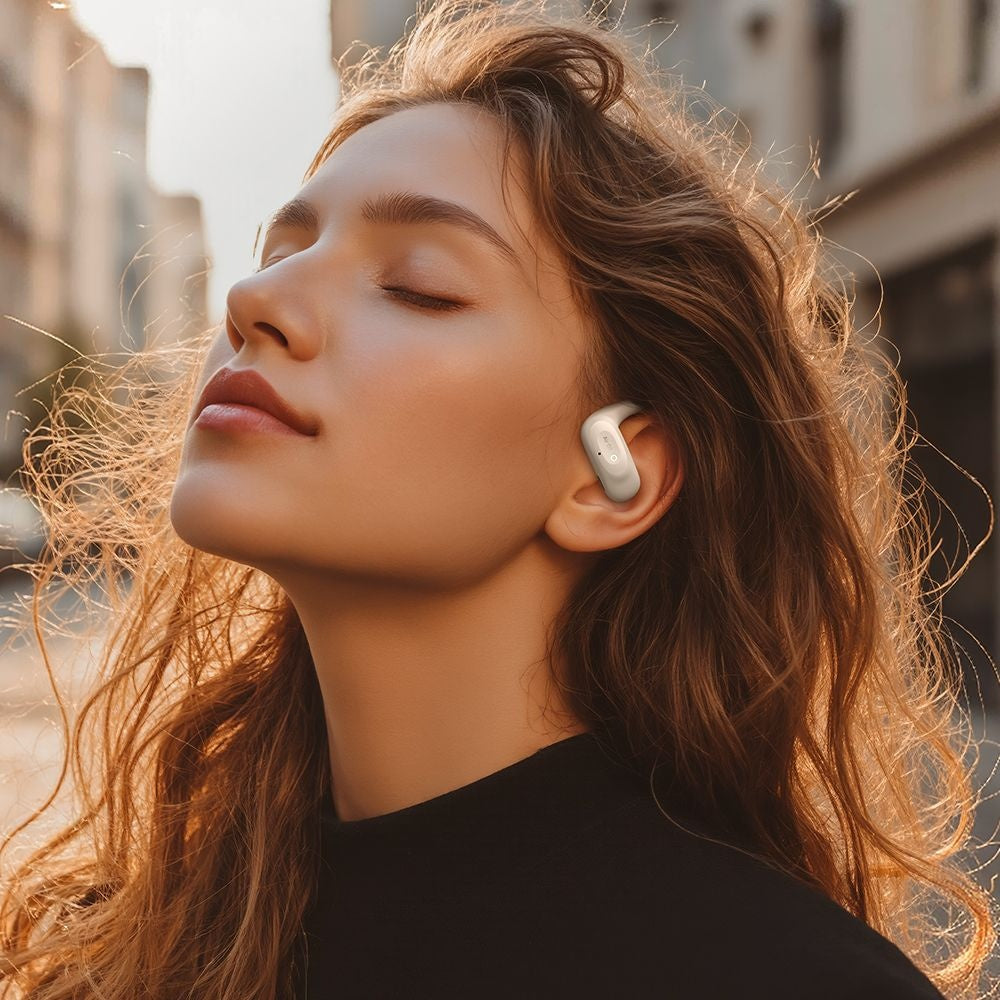 Handsfree Bluetooth McDodo HP-8051 Air O2, TWS, Beżowy