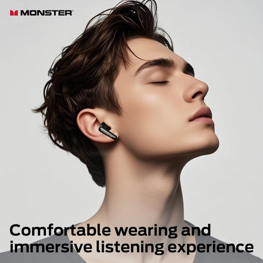 Handsfree Bluetooth Monster Clarity 200, TWS, ANC, Czarny