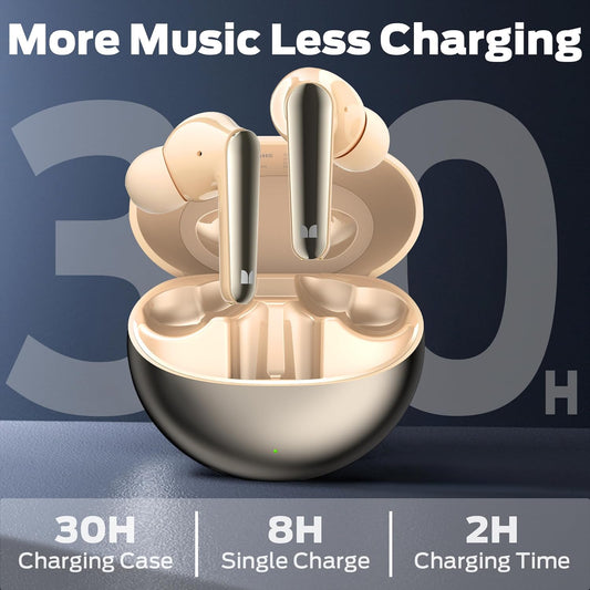 Zestaw słuchawkowy Bluetooth Monster N-Lite 203 AirLinks, TWS, Złoty