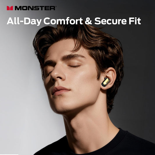 Zestaw słuchawkowy Bluetooth Monster N-Lite 217, TWS, Czarny