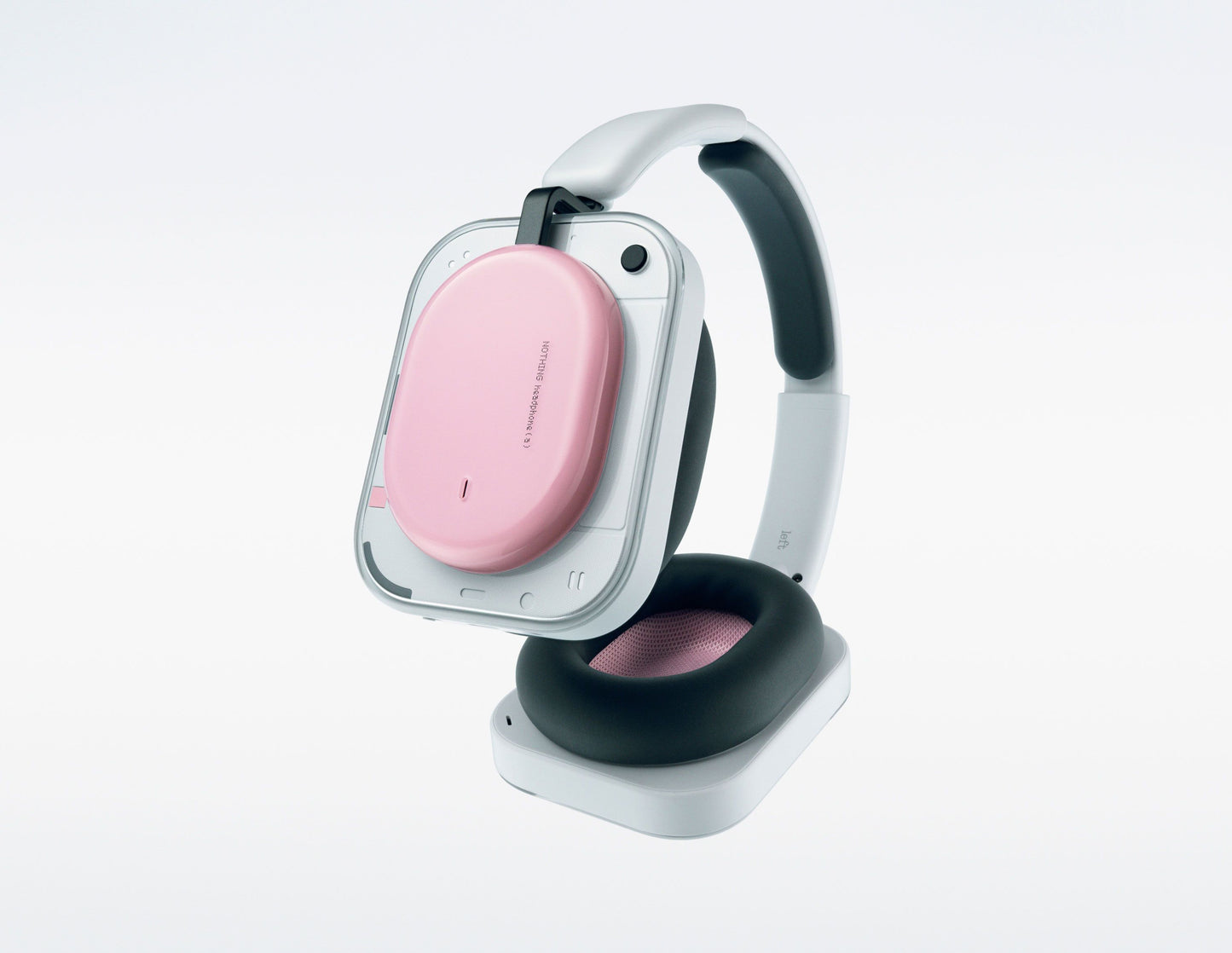 Handsfree Bluetooth Nothing Headphone (a), MultiPoint, A2DP, ANC, Różowy