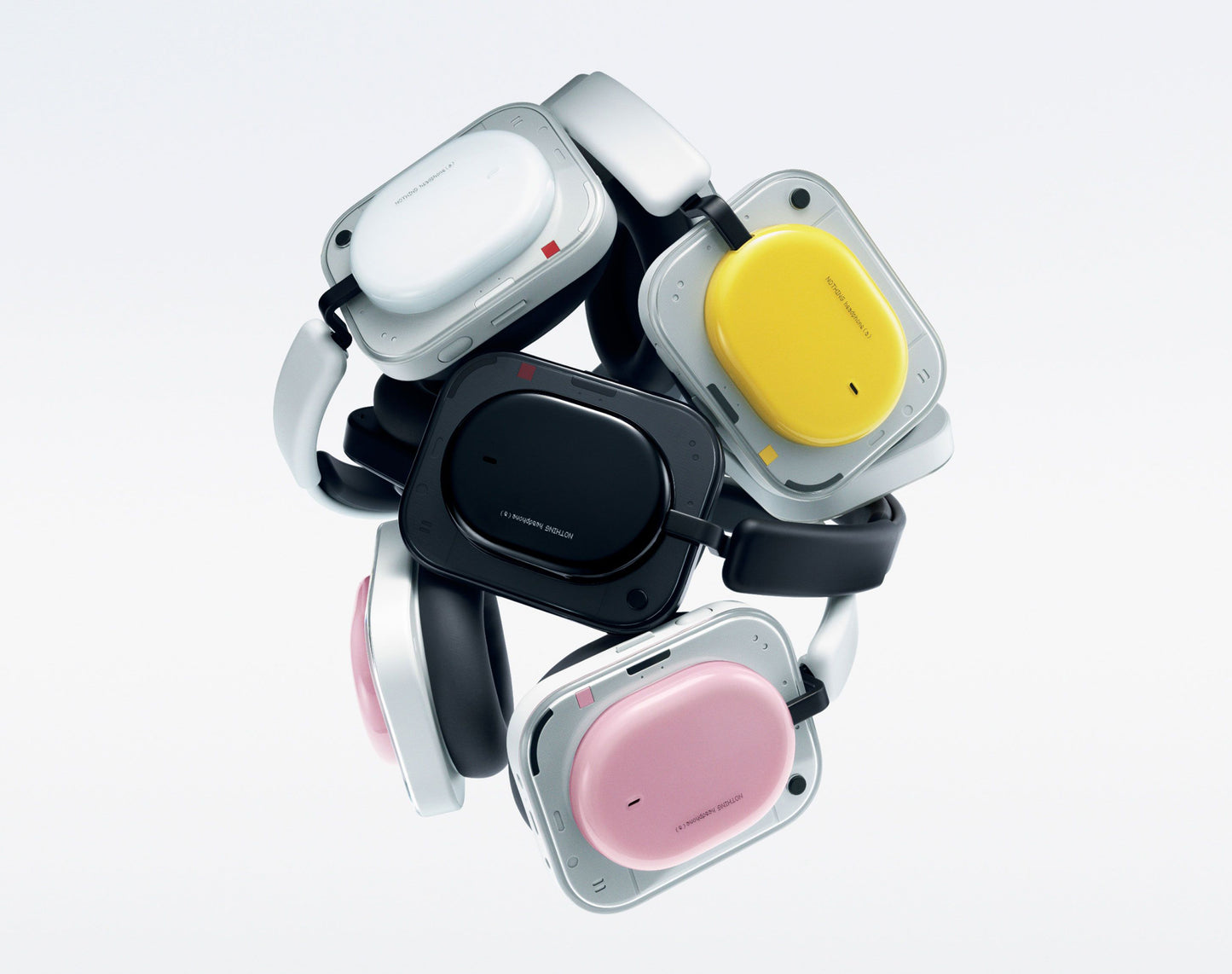 Handsfree Bluetooth Nothing Headphone (a), MultiPoint, A2DP, ANC, Różowy