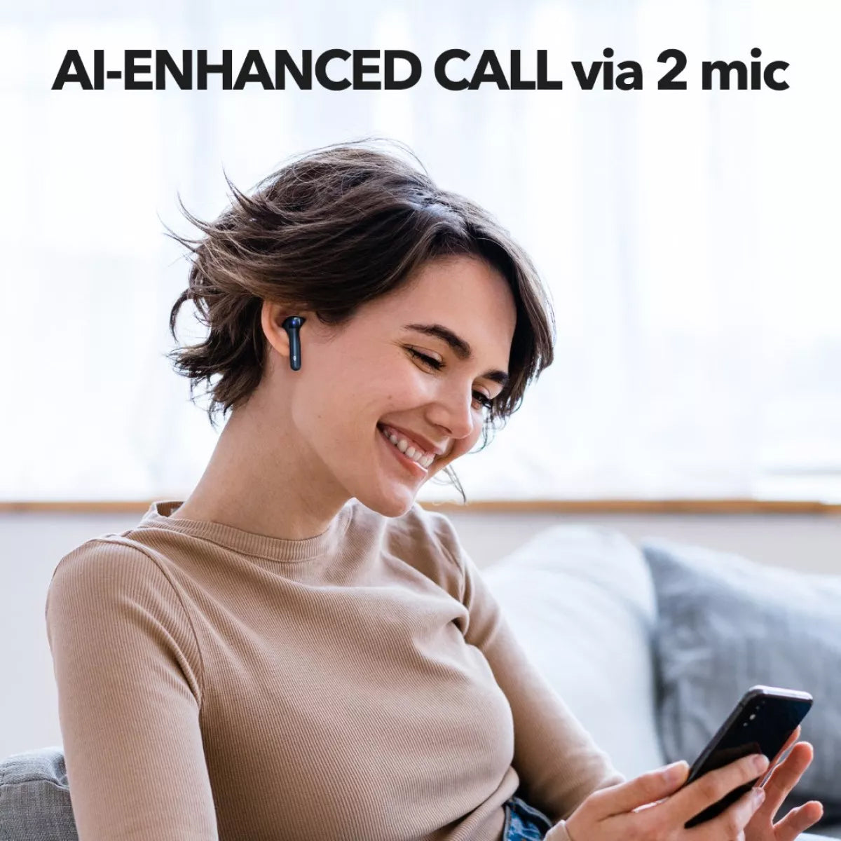 Handsfree Bluetooth TaoTronics TT-BH1120, TWS, Czarny