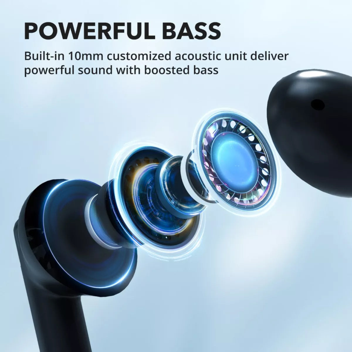 Handsfree Bluetooth TaoTronics TT-BH1120, TWS, Czarny