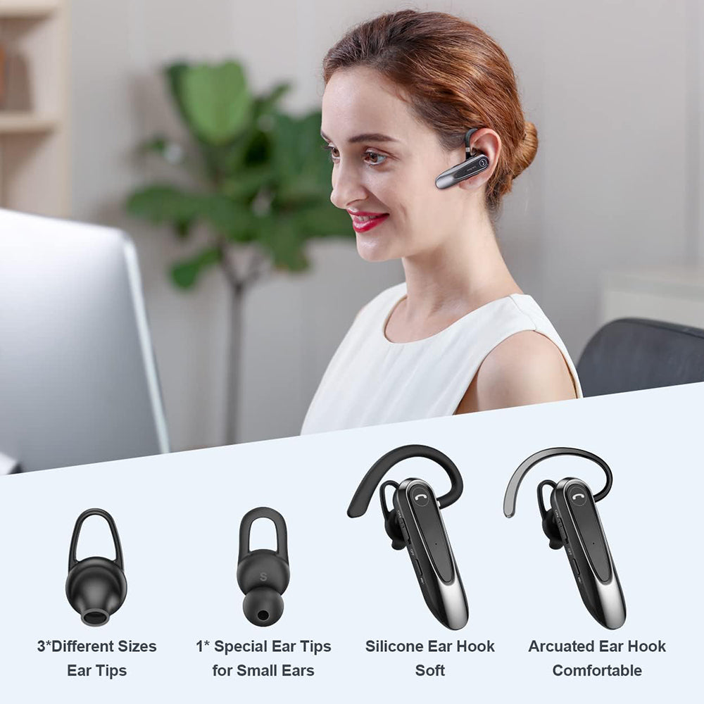 Handsfree Bluetooth Techsuit CB2 AirTalk, A2DP, Czarny