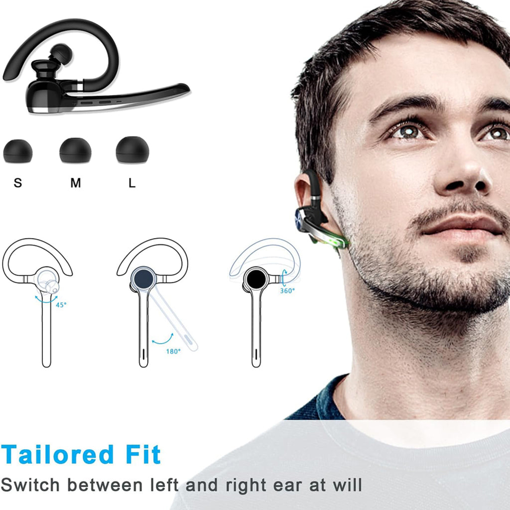Zestaw słuchawkowy Bluetooth Techsuit NeXound G7, MultiPoint, A2DP, Czarny