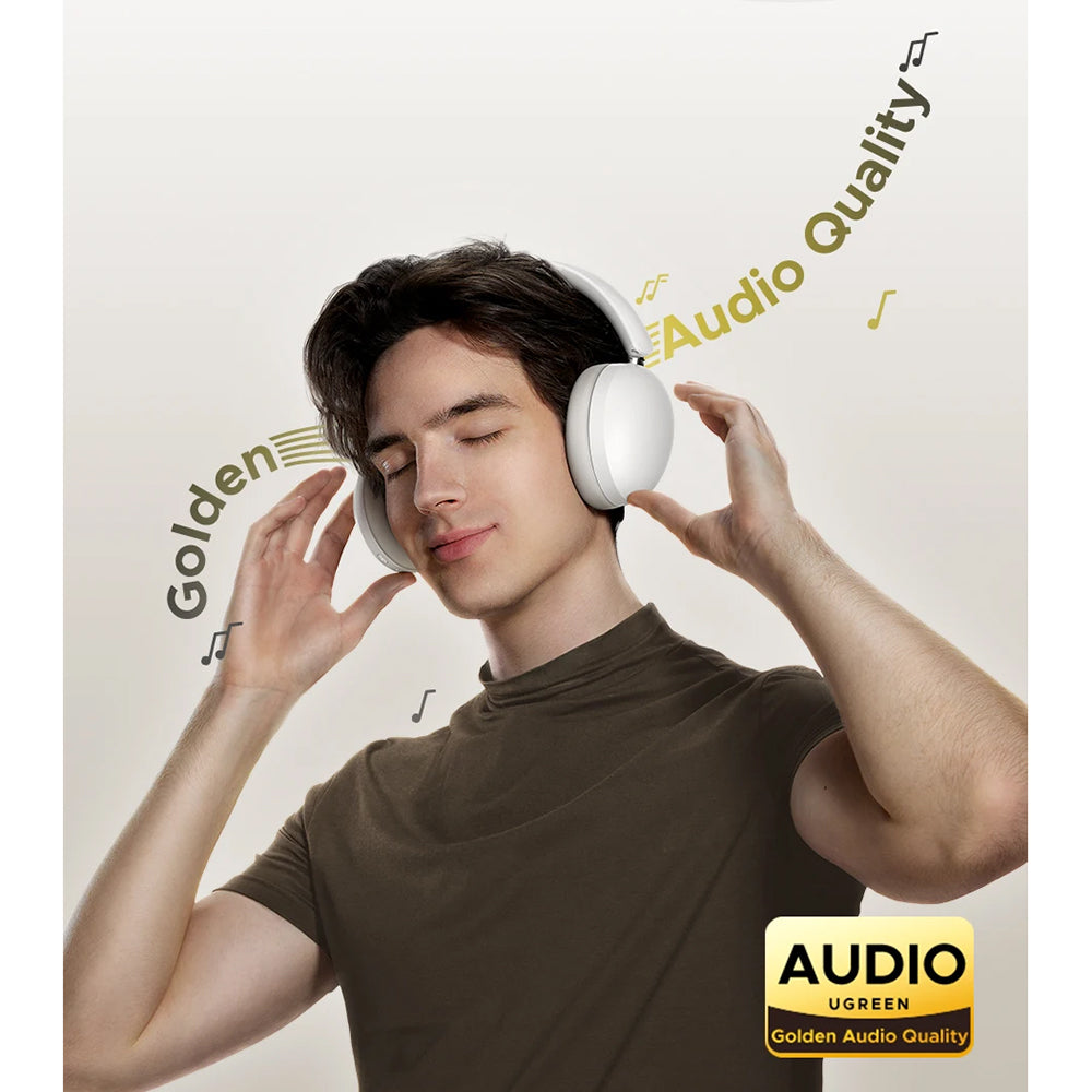 Handsfree Bluetooth UGREEN HiTune Max 2 HP205, MultiPoint, A2DP, ANC, Czarny