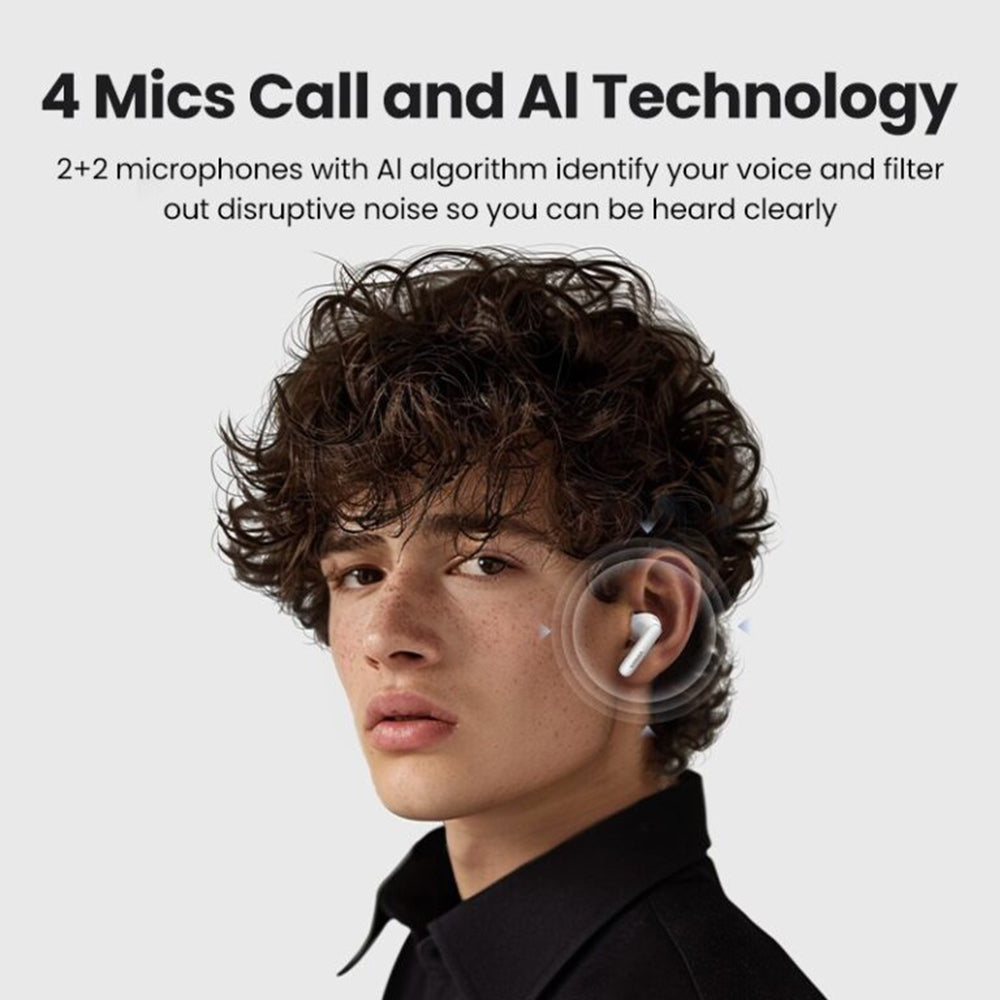 Handsfree Bluetooth UGREEN HiTune T3 Pro WS206, TWS, ANC, MultiPoint, Biały