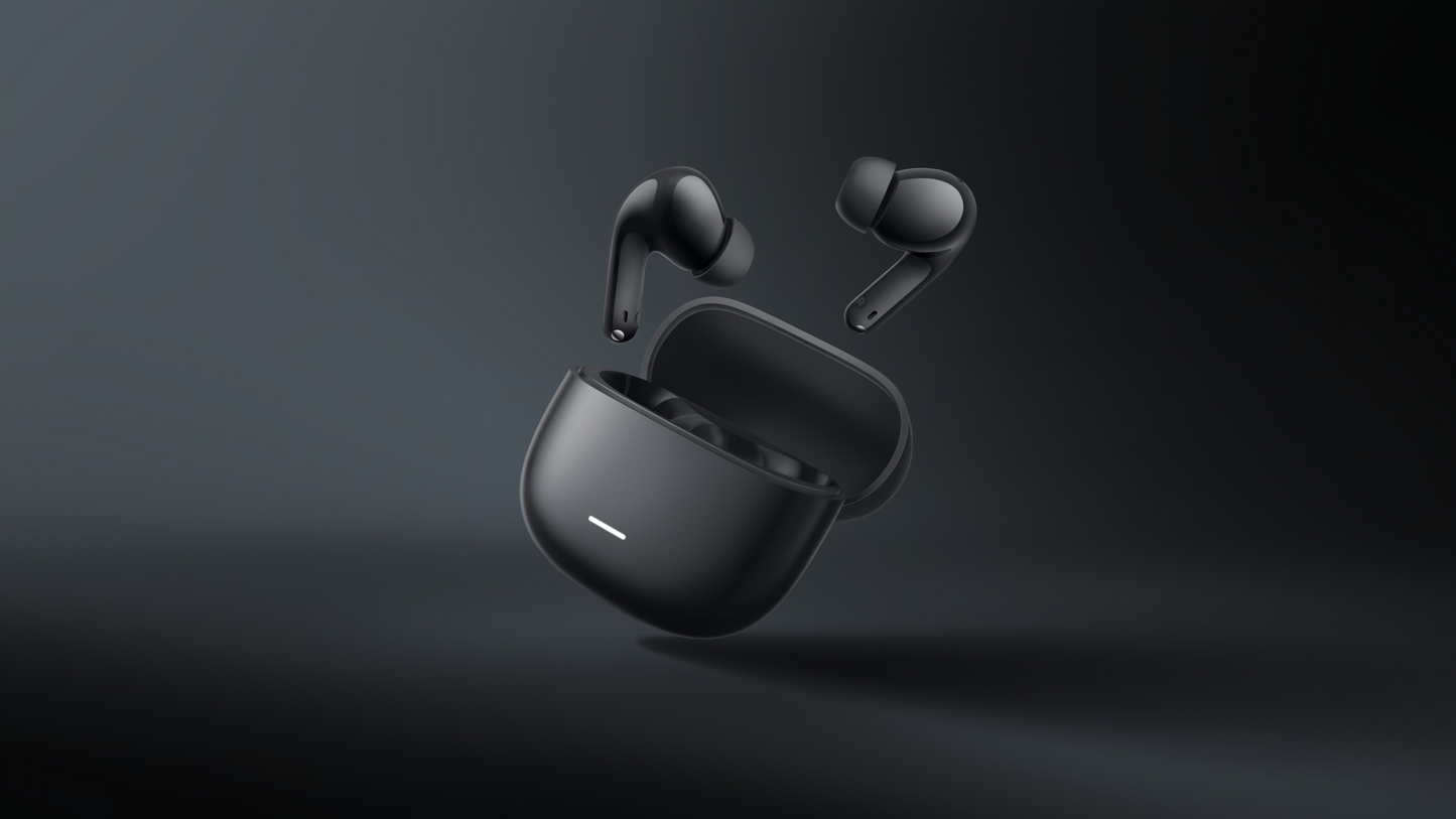 Handsfree Bluetooth Xiaomi Redmi Buds 8 Lite, TWS, ANC, MultiPoint, Czarny BHR08OMGL